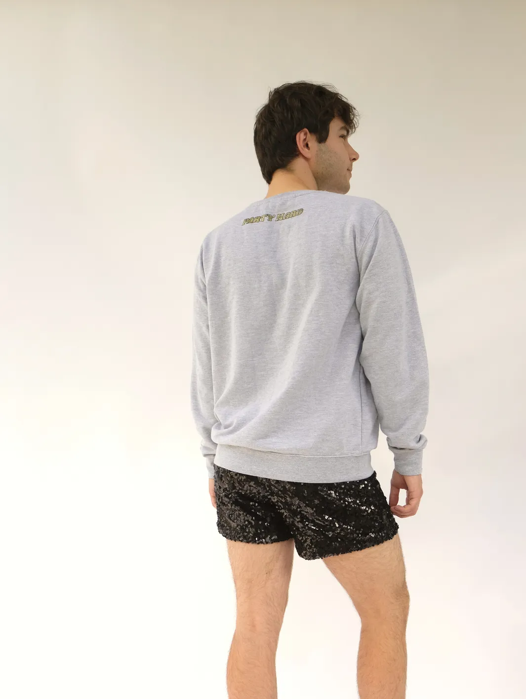 UNISEX SPARKLEBUTT JUMPER - GREY