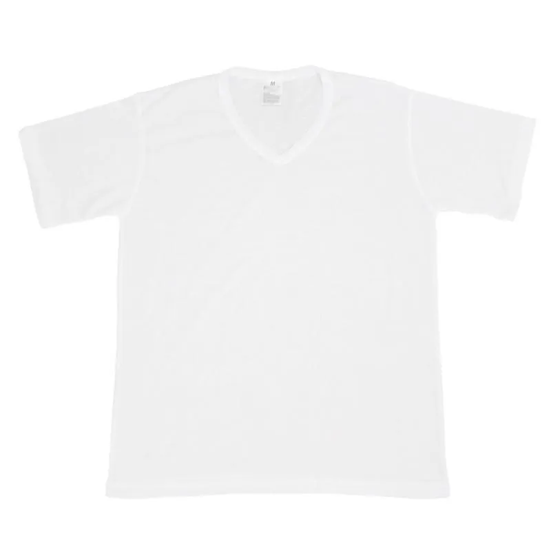 V Neck Inner Shirt ( M Short Sleeve White)