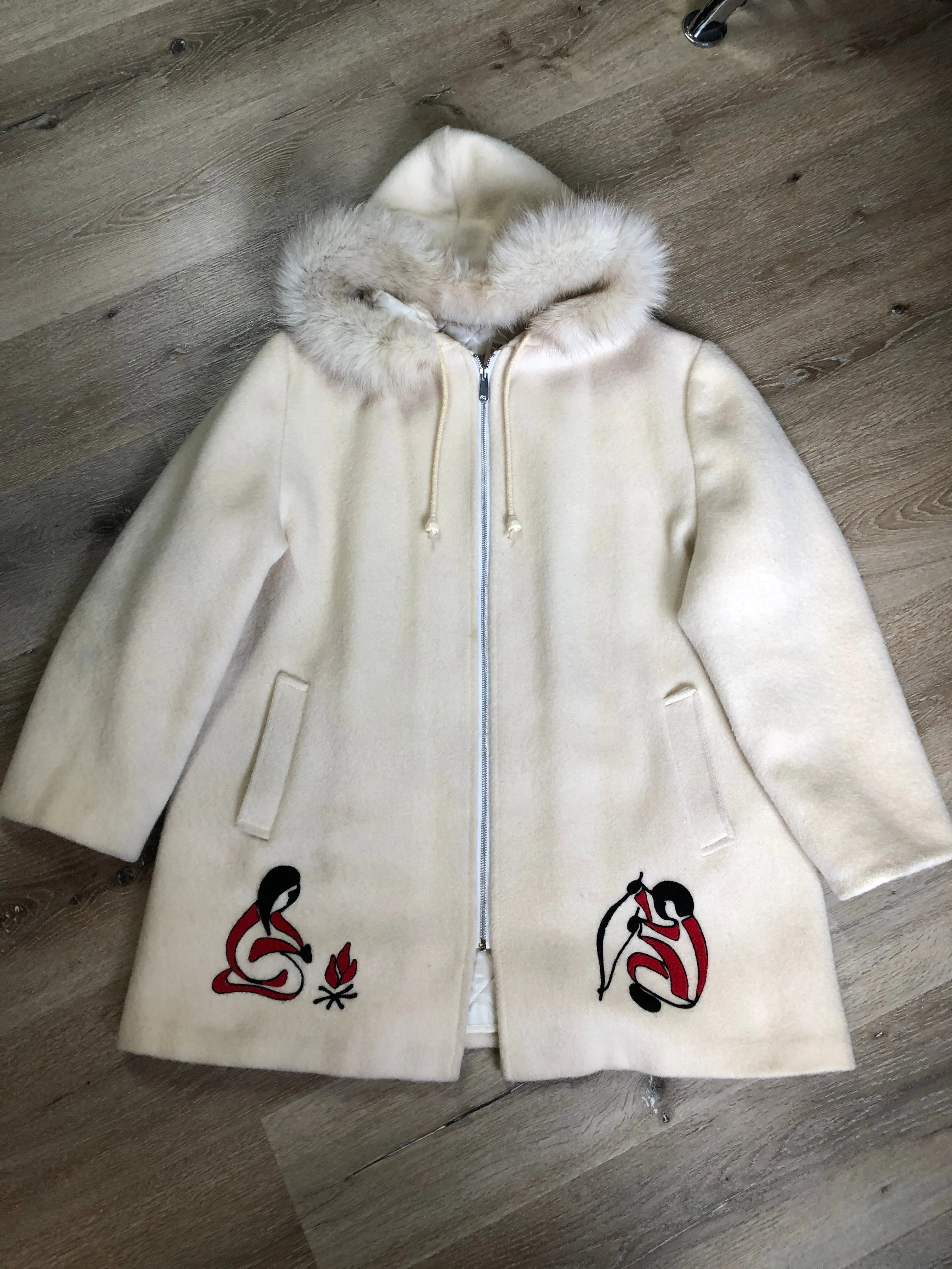 Vintage Canadian Sportswear Cream Northern Parka, Made in Canada, SOLD