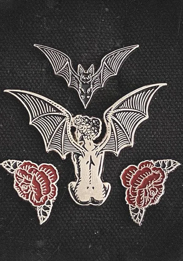 Winged Devil Woman | ENAMEL PIN