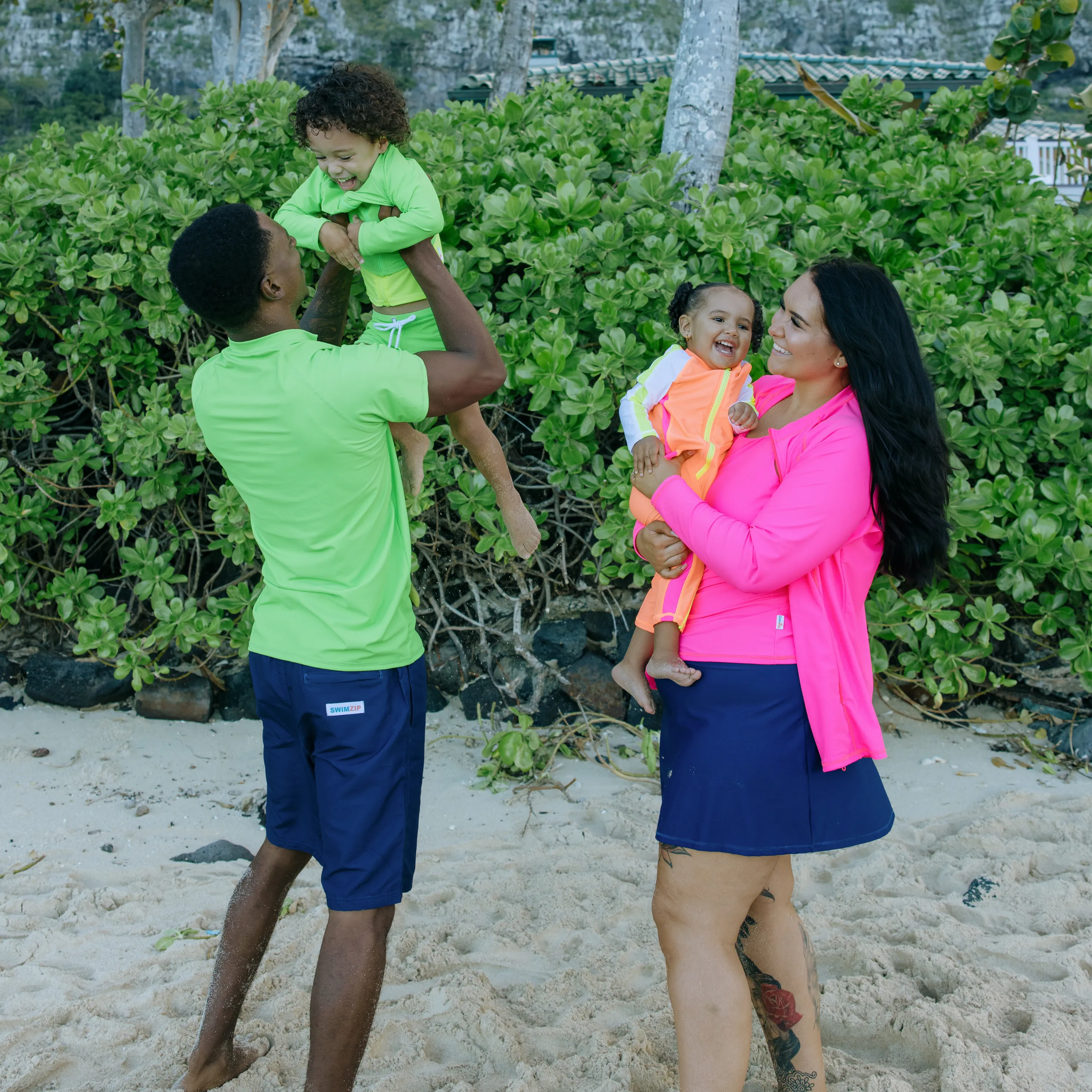 Women's Long Sleeve Rash Guard with Pockets | "Neon Pink"