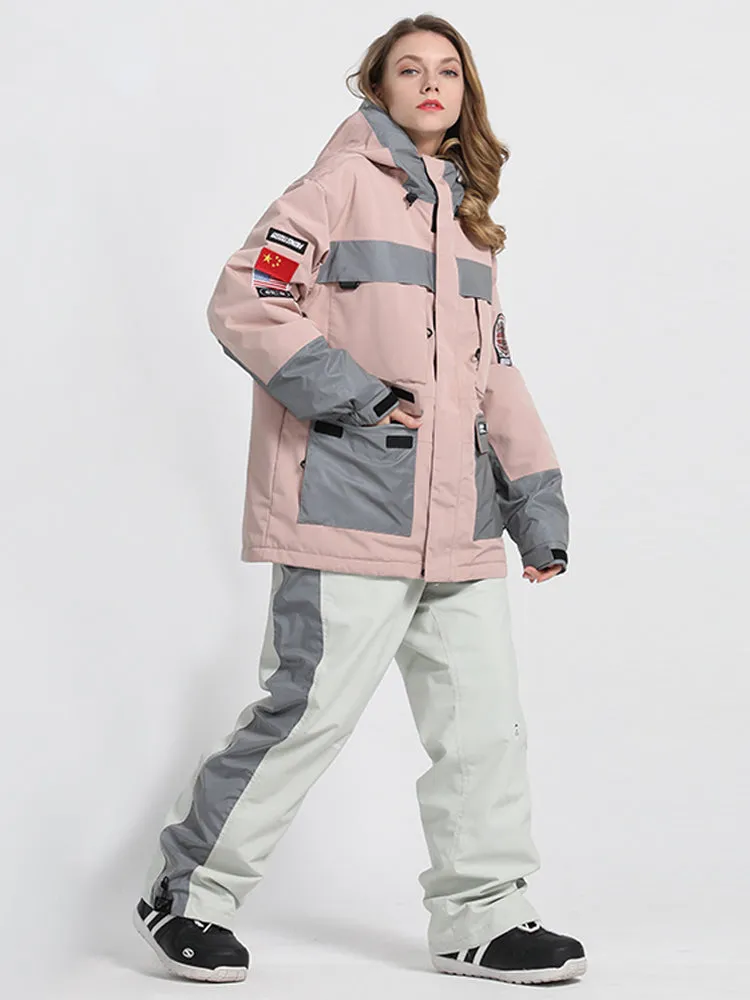 Women's Venture Neon Glimmer Snow Jacket & Pants Set