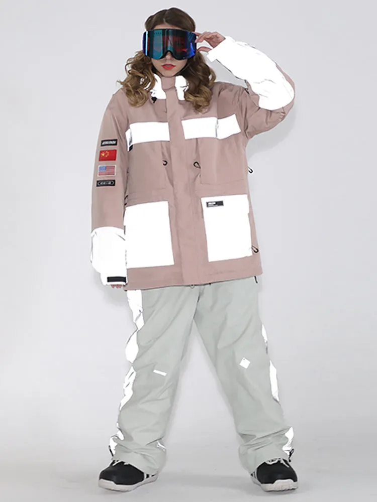 Women's Venture Neon Glimmer Snow Jacket & Pants Set