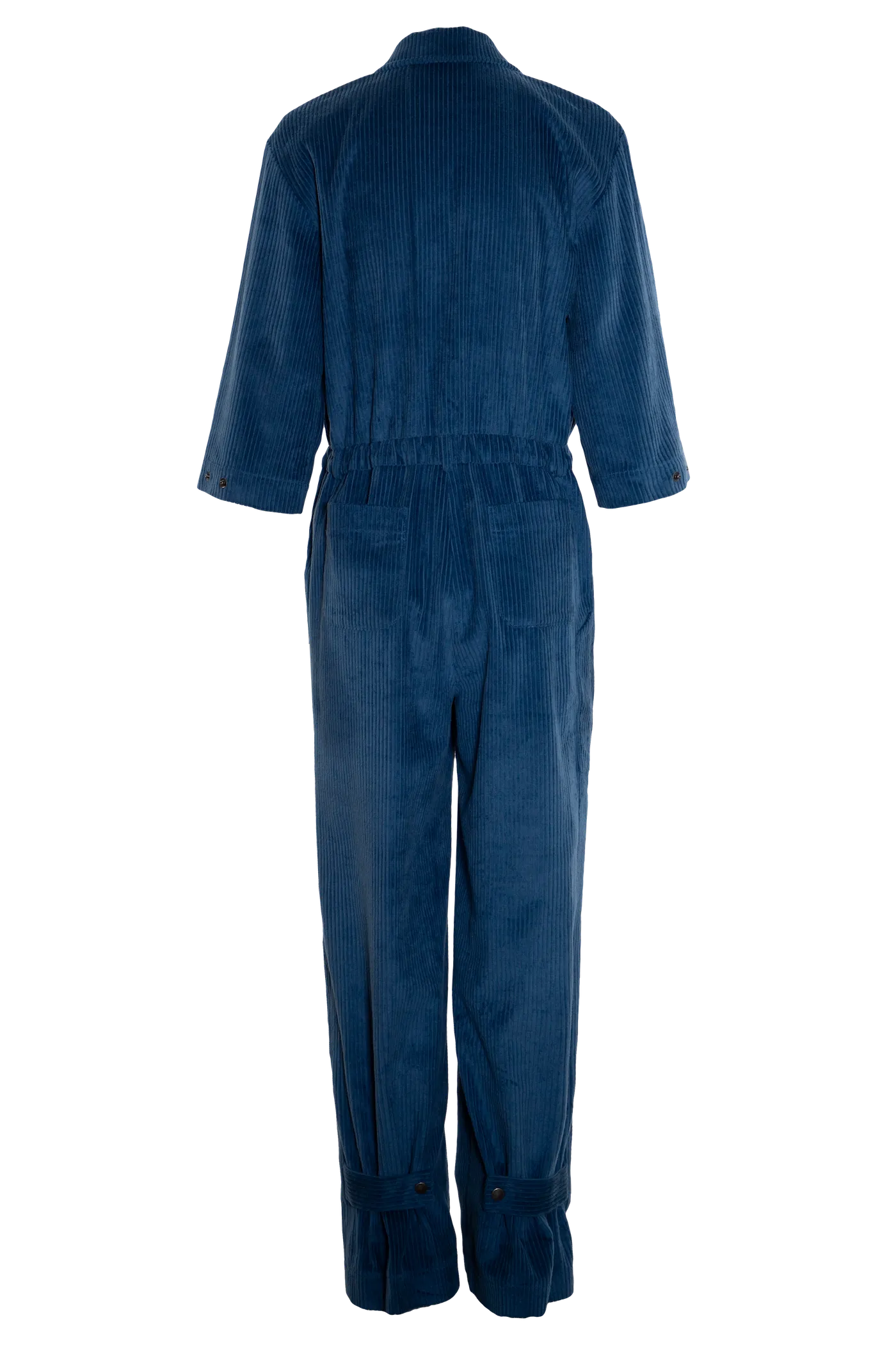 YOLANDA Corduroy Jumpsuit - Blue